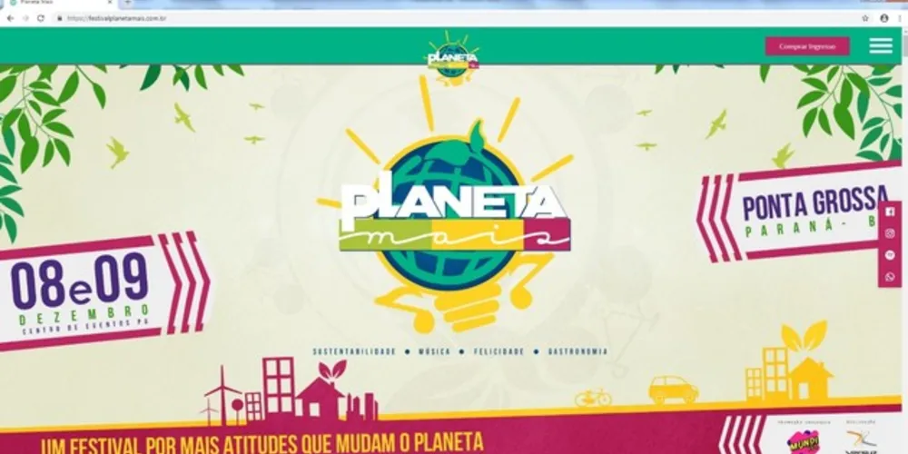 Imagem ilustrativa da imagem Planeta Mais divulga site com informações do Festival