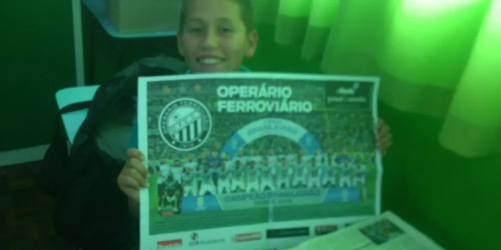 Imagem ilustrativa da imagem Alunos criam carta parabenizando título do Operário