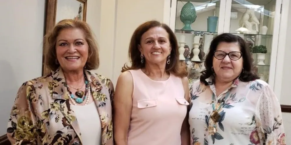 Elba Lozza de Moraes, Conceição Bernardino e Marina Benjamin