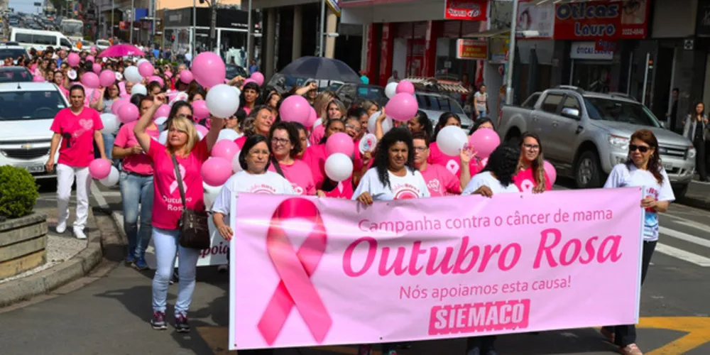 Imagem ilustrativa da imagem Saúde de PG promove caminhada de conscientização no Outubro Rosa