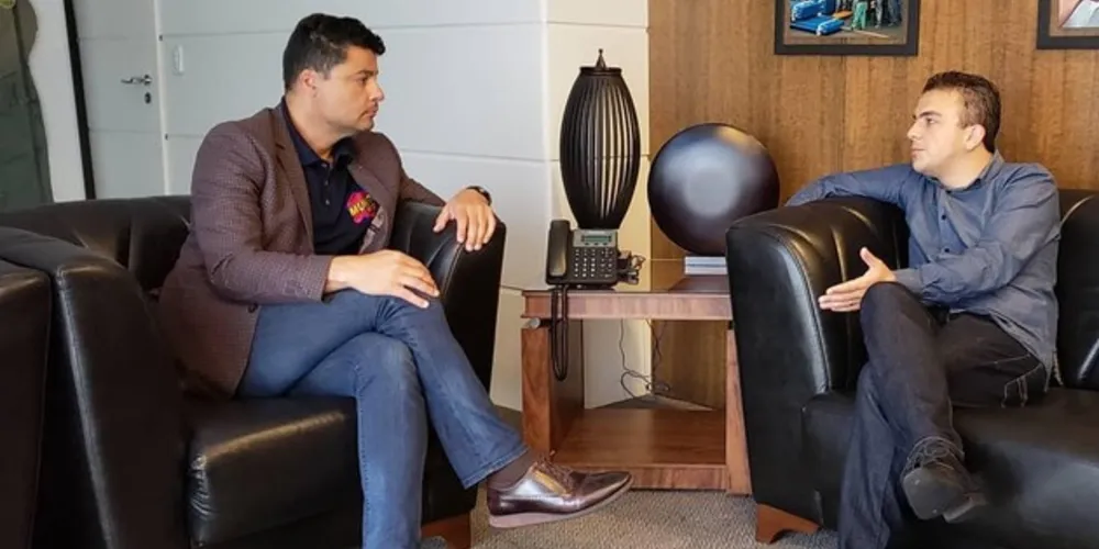 Deputado esteve com o prefeito Marcelo Rangel nesta sexta-feira.