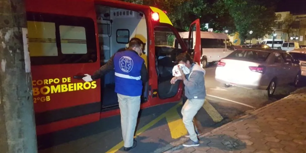 Vítima foi levada ao PSM com suspeita de fratura no nariz