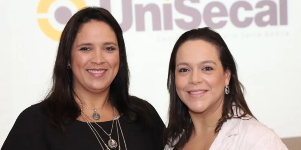 Isaura de Andrade Aguiar e Rúbia de Andrade Aguiar são diretoras da UniSecal