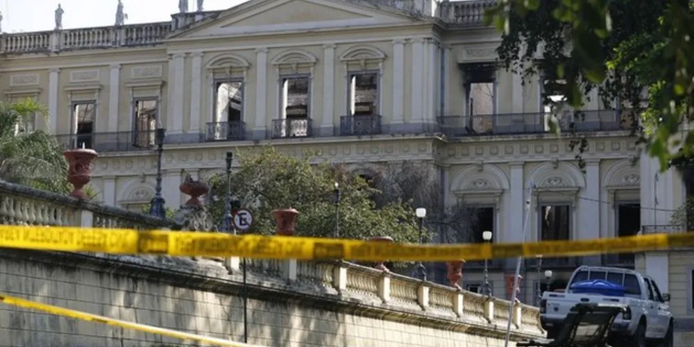Museu Nacional foi destruído por um incêndio ocorrido em 2 de setembro