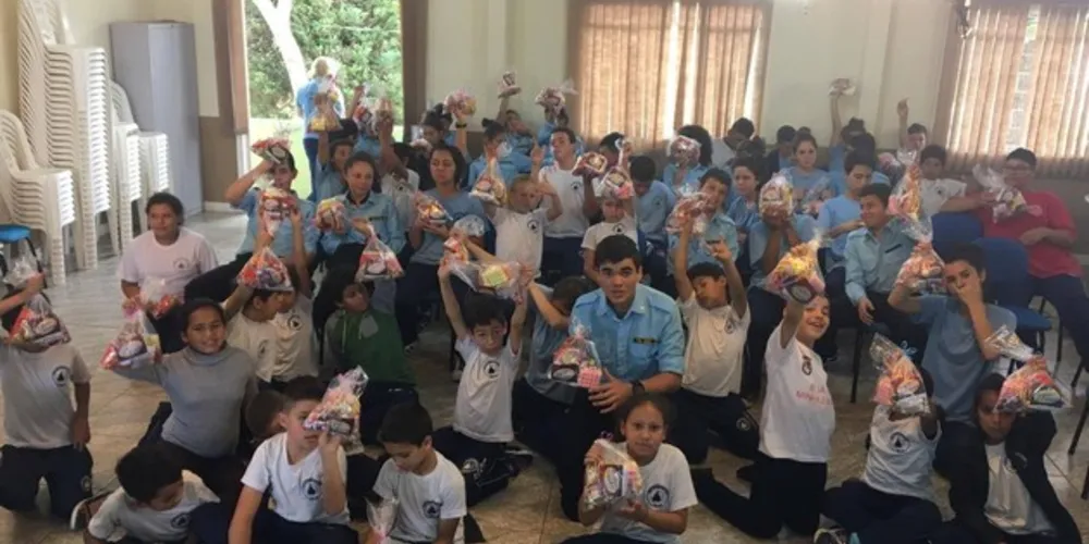 Mais de 640 kits foram doados para sete instituições de Ponta Grossa
