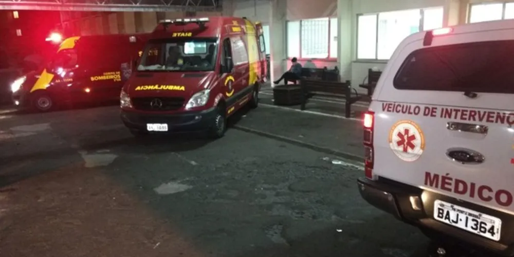 Vítimas foram socorridas no Pronto Socorro Municipal