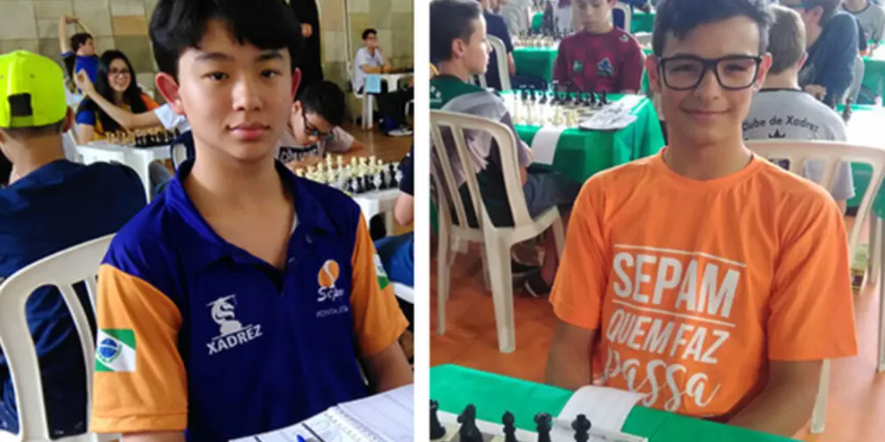 Alexandre Fanckin e Leonardo Hisao representam Ponta Grossa na competição nacional em Natal (RN)