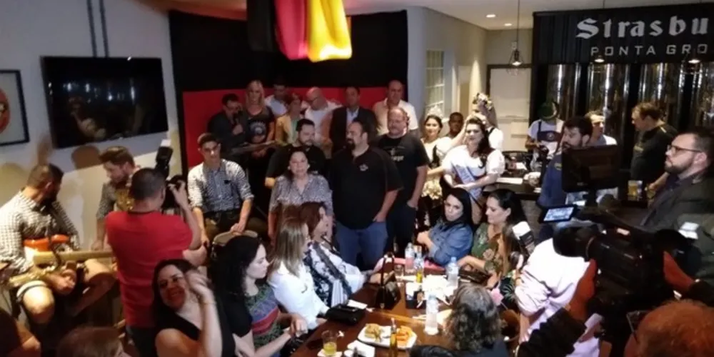 Lançamento da Münchenfest acontece no centro de Ponta Grossa