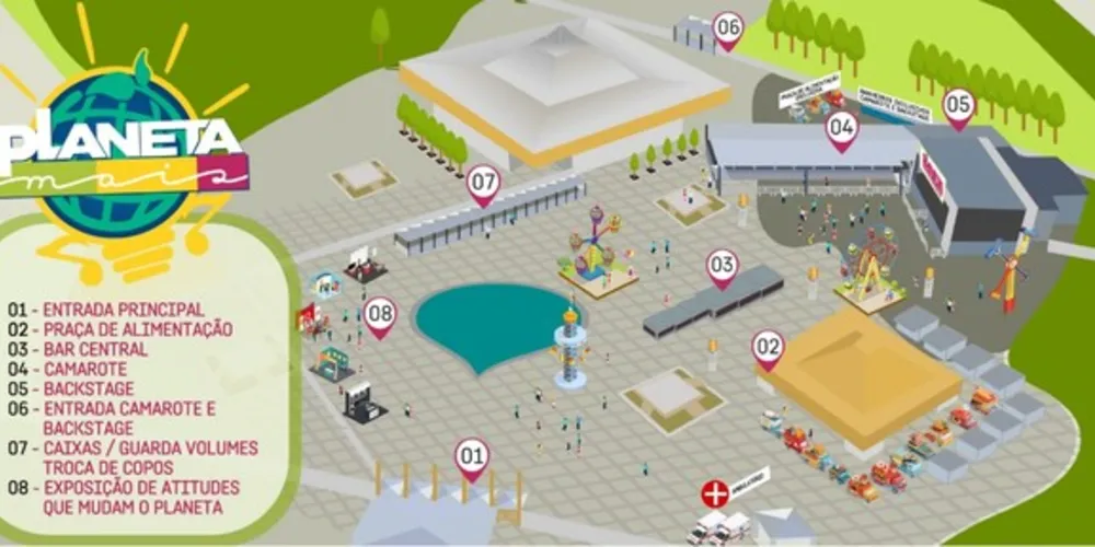 Imagem ilustrativa da imagem ‘Planeta Mais’ divulga mapa do Festival
