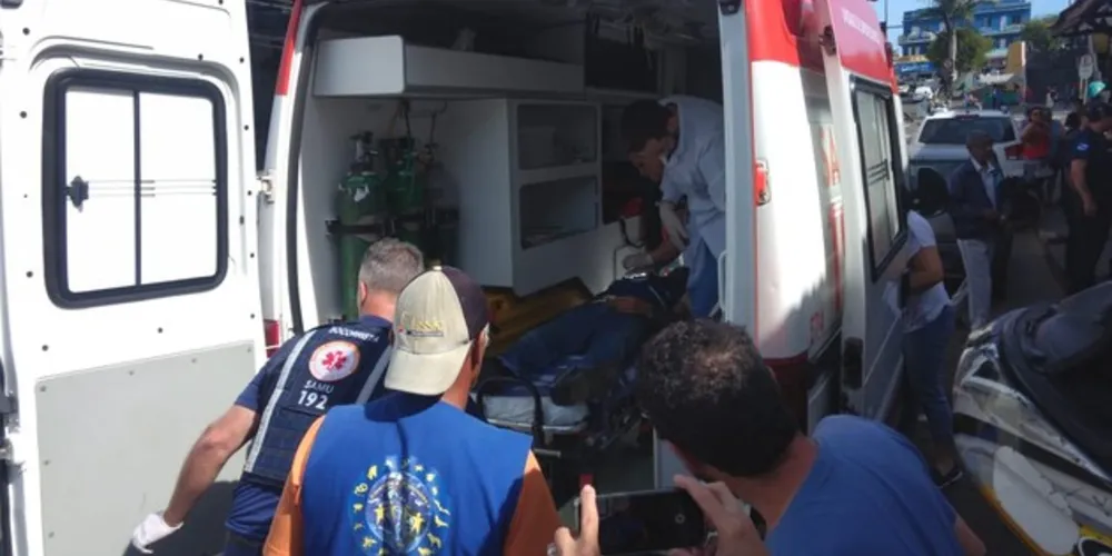 Homem de 69 anos foi atendido por mais de uma hora mas não sobreviveu