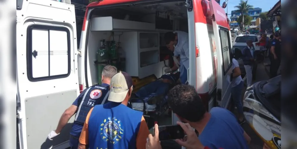 Homem de 69 anos foi atendido por mais de uma hora mas não sobreviveu