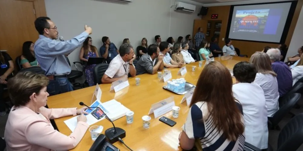 Reunião para a apresentação do projeto Quali&Tec foi realizada 
na tarde desta terça-feira, na prefeitura de Ponta Grossa