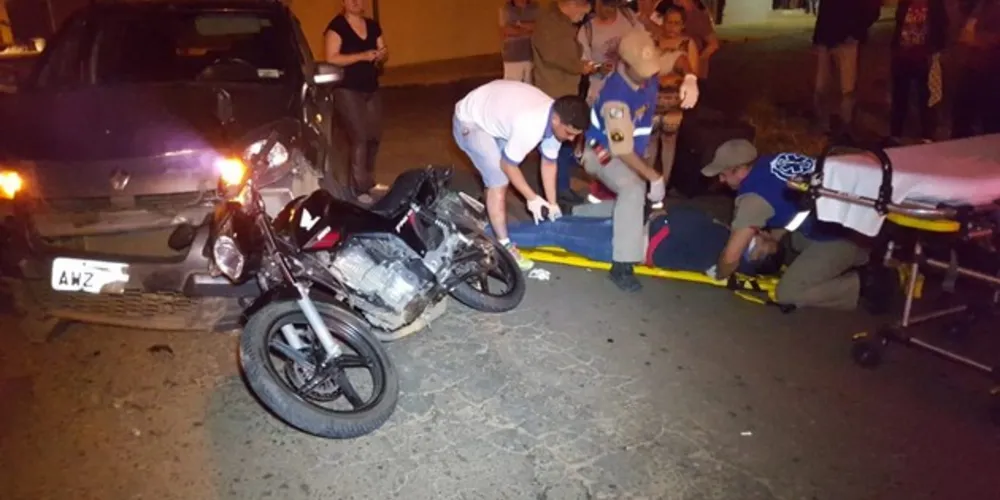 Colisão ocorreu na noite desta quarta-feira