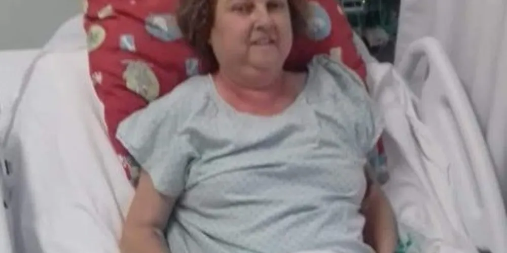Neiva está internada no hospital em Curitiba