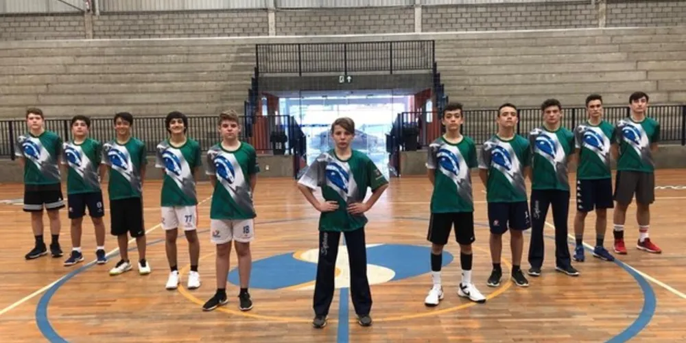 Integrantes do handebol do Sepam disputam na classe B, nas categorias 12 e 14 anos