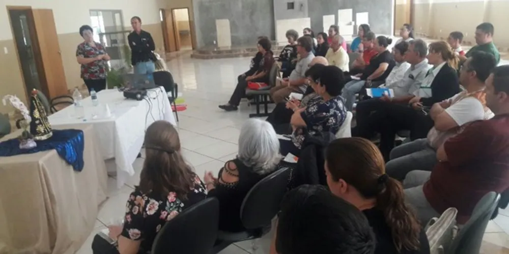 A Casa de Evangelização, ainda sem estar terminada, foi usada na reunião do Conselho Diocesano de Evangelização já no ano passado