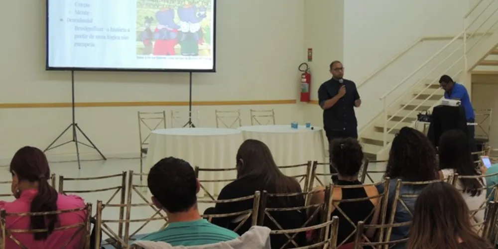 João Victor Loures, durante palestra 'Afro futurismo'