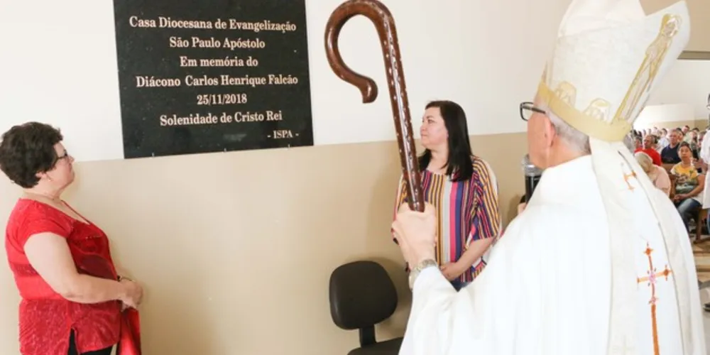 Inauguração contou com a presença do bispo de Ponta Grossa, Dom Sérgio Arthur Braschi.