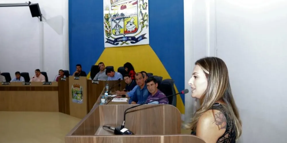 Mabel agradeceu votos da população durante fala na tribuna.
