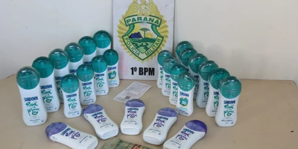Seguranças perceberam a prática do furto e conseguiram deter jovem de 19 anos com produtos