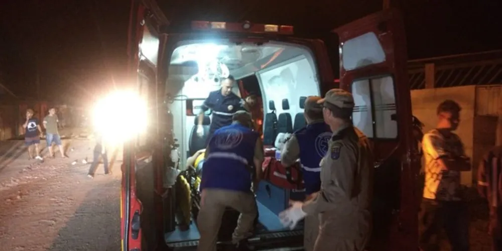 Vítima foi encaminhada pelo Siate ao Hospital Regional.