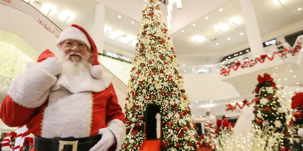 A visitação ao Trono do Papai Noel no Shopping Palladium segue até o dia 23 das 10h às 22h.