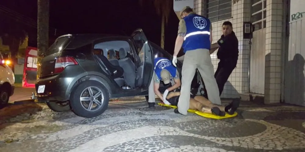 Quatro pessoas foram levadas para o hospital com lesões moderadas