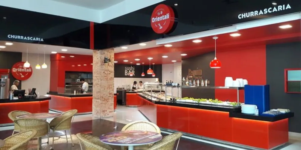 A Orientali é especializada em comidas orientais