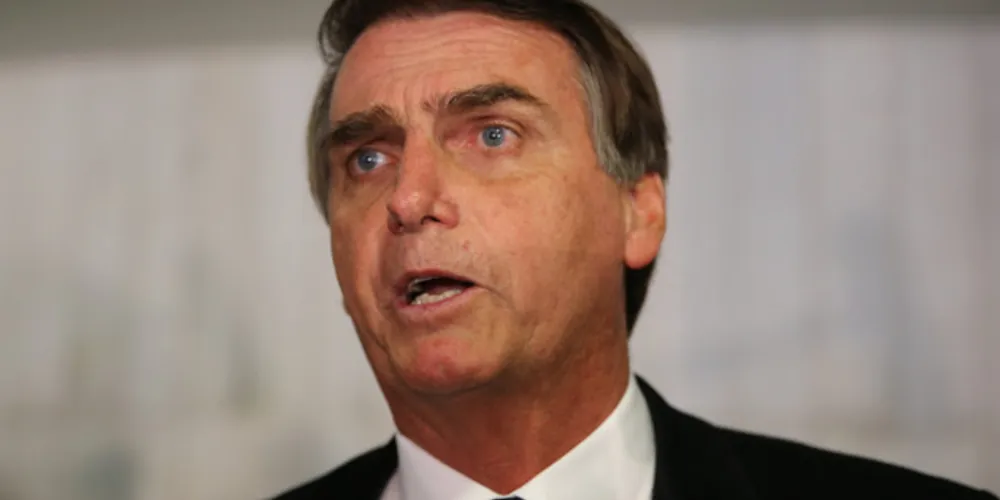 Brasília  - Entrevista com o deputado Bolsonaro, durante a votação do Impeachment da presidente Dilma Rousseff (Valter Campanato/Agência Brasil)