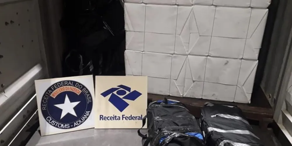 Material foi encaminhado para a Polícia Federal em Curitiba