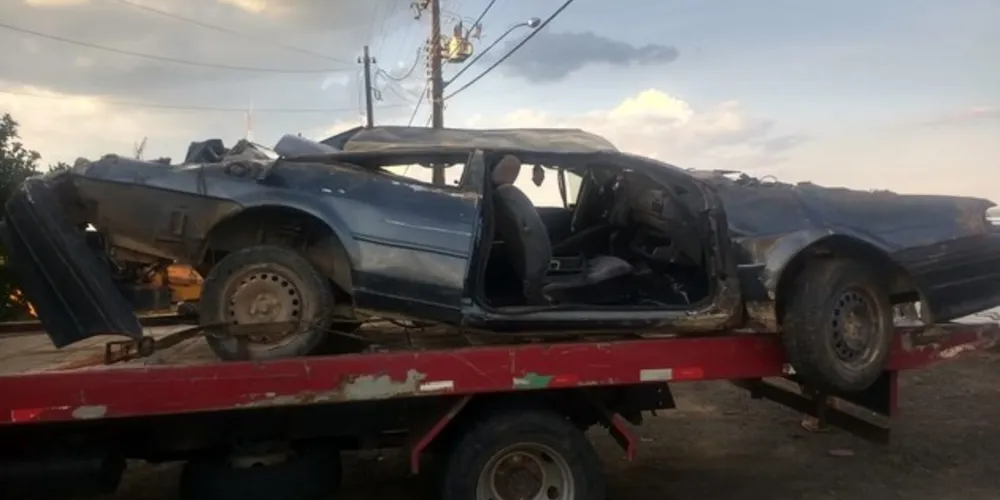 Motorista precisou ser transferido para hospital de Telêmaco Borba
