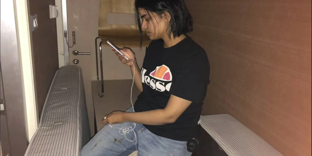 Rahaf Mohamed Al-Qunun, de 18 anos