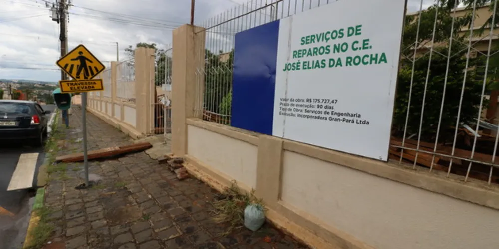 Em Ponta Grossa, um dos colégios reformados é o José Elias da Rocha, no bairro de Olarias
