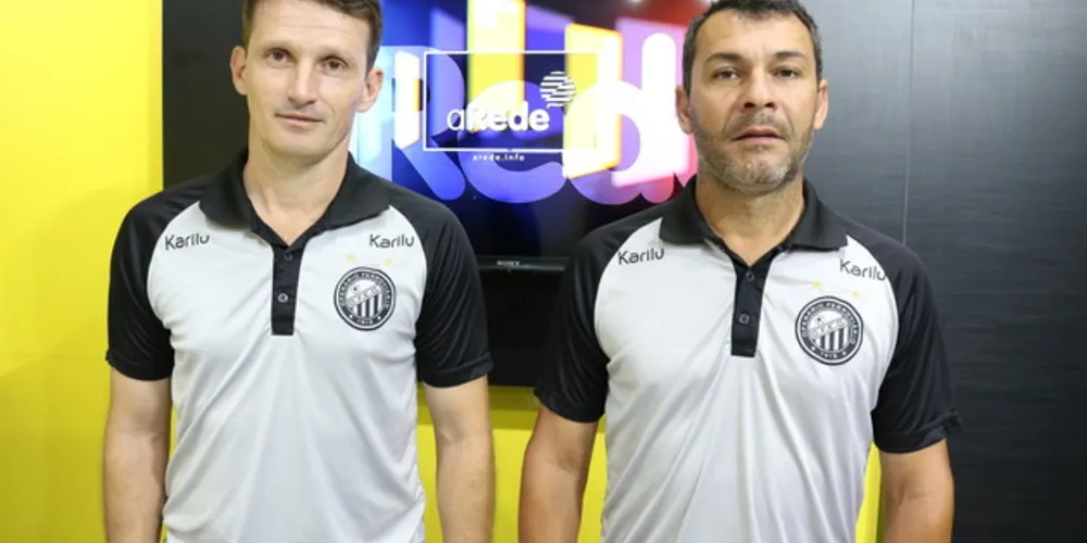 O treinador Gerson Gusmão e o preparador físico Eduardo Maus estiveram em live no Portal aRede nesta segunda-feira