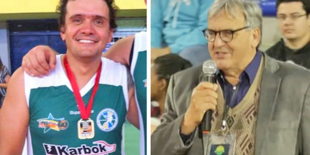 Rodrigo Bulyk (esq.) assume a presidência para substituir Oscar Pereira Junior (dir.)