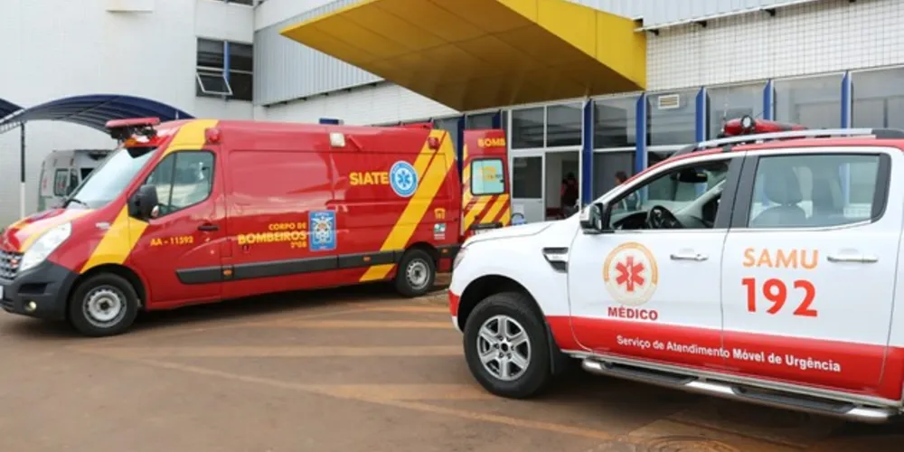 Vítima foi levada com ferimentos graves ao hospital, mas não corre riscos.