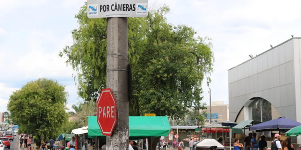 Calçadão da Coronel Cláudio é um dos pontos que já tem câmeras instaladas e receberá nova tecnologia