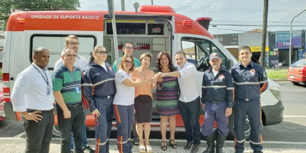 Ambulância vem para renovar a frota de veículos da Saúde