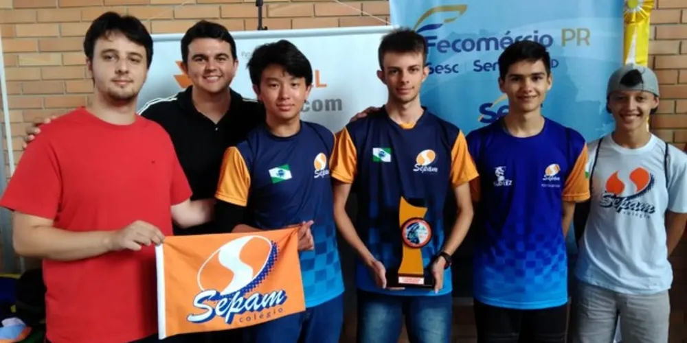 Equipe foi composta por Anderson Lemes, Clemerson Krul, Lucas Milleo, Leonardo Borges, Professor Lucas Borges e o ex-aluno Geovani Broday