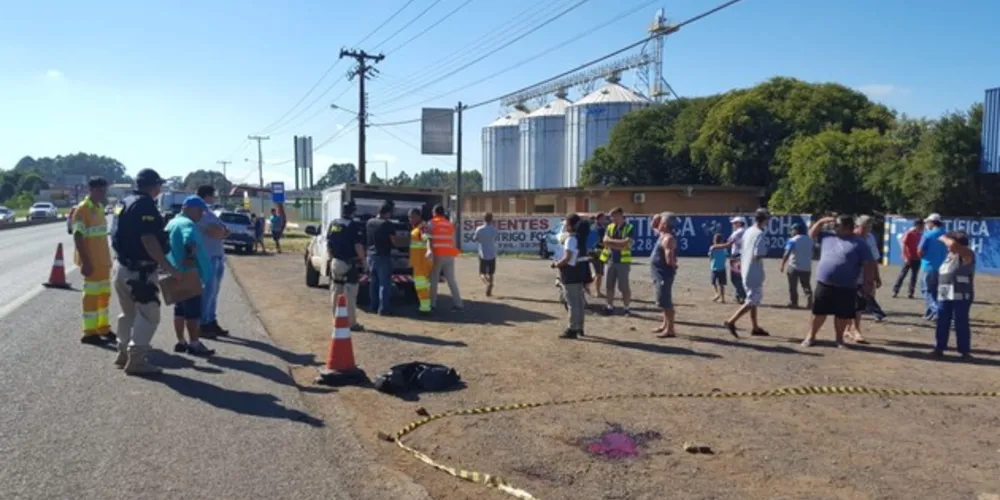 Acidente aconteceu na manhã desta quarta-feira (23)