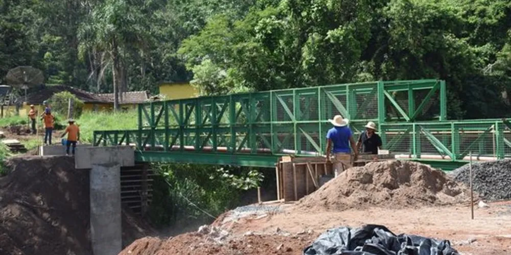 Imagem ilustrativa da imagem Prefeitura de Jaguariaíva constrói nova ponte