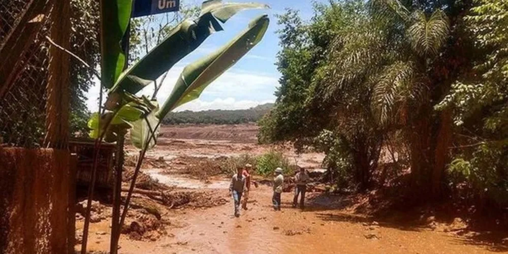 Rejeitos atingiram parte de comunidade do município