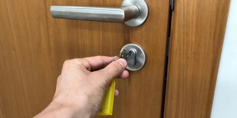 Segredo da fechadura foi trocado