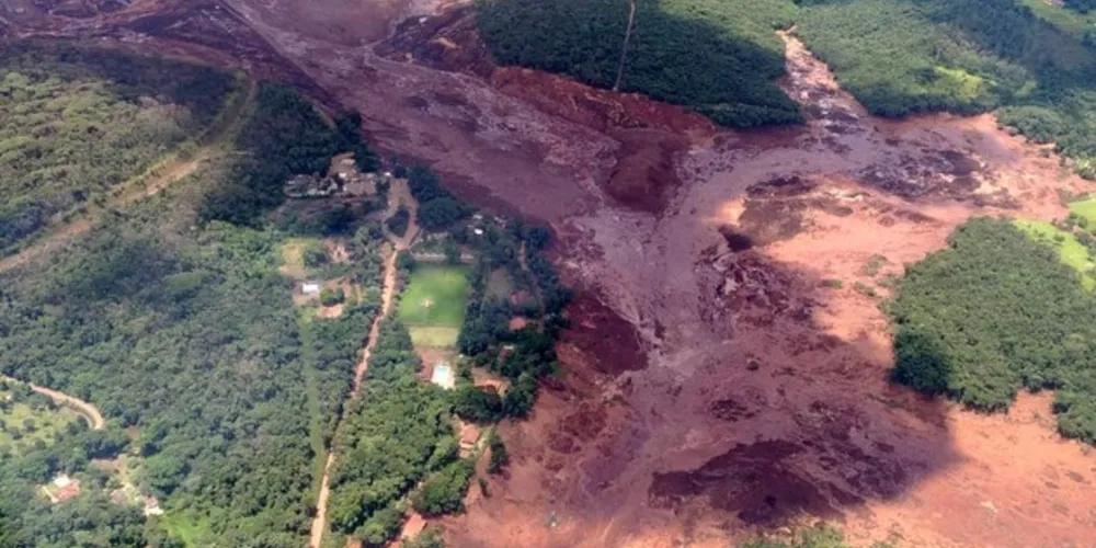 Barragem da Mina Feijão, em Brumadinho (MG)