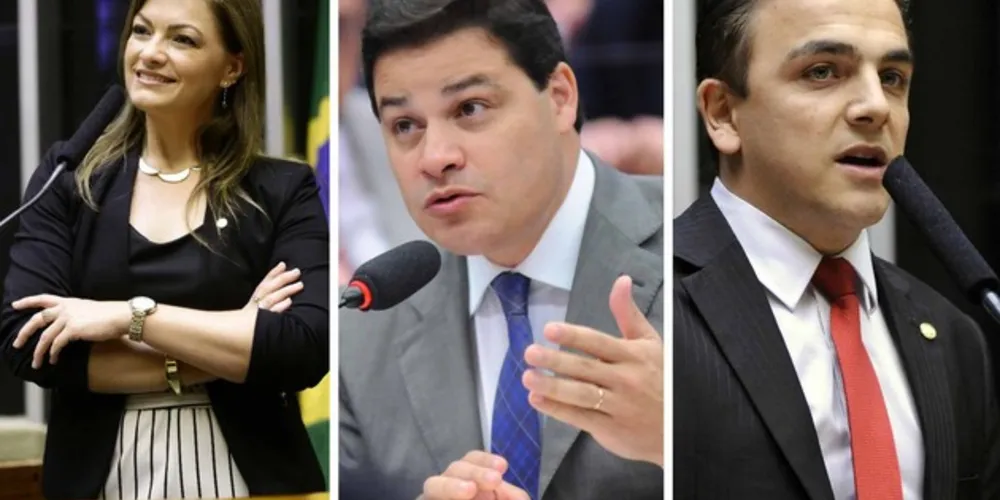 Imagem ilustrativa da imagem Aline, Sandro e Aliel são empossados deputados federais