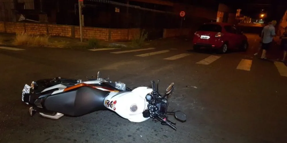 Imagem ilustrativa da imagem Casal de moto se fere após acidente na Nova Rússia