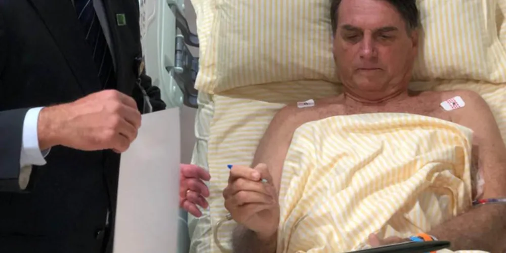 Imagem ilustrativa da imagem Exame descarta problema na cirurgia de Bolsonaro