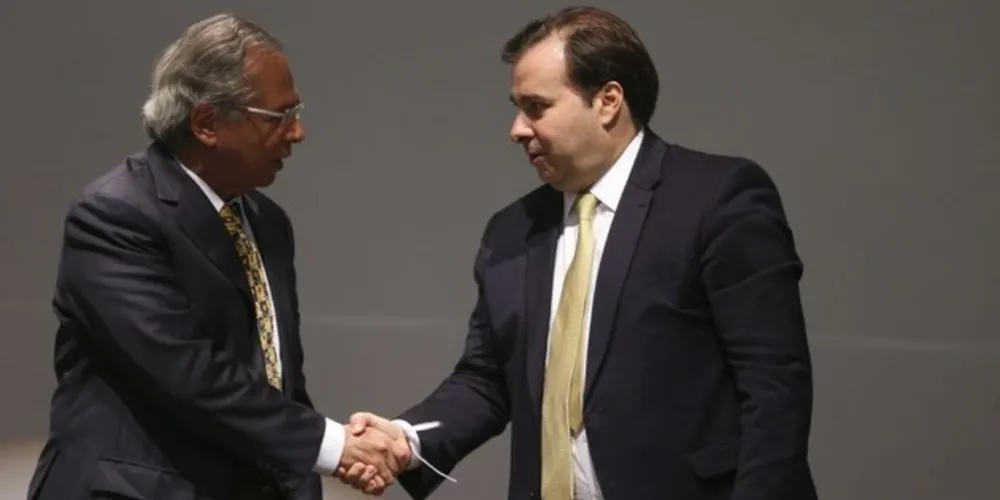 Imagem ilustrativa da imagem Guedes e Maia se reúnem hoje no Ministério da Economia