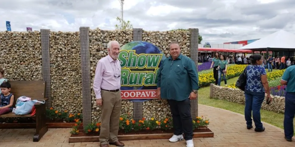 Darci Piana e José Loureiro visitaram o Show Rural nesta terça-feira