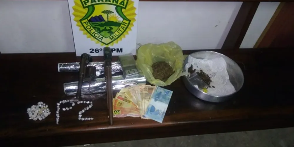 Imagem ilustrativa da imagem PM desmonta ponto de drogas em Telêmaco Borba